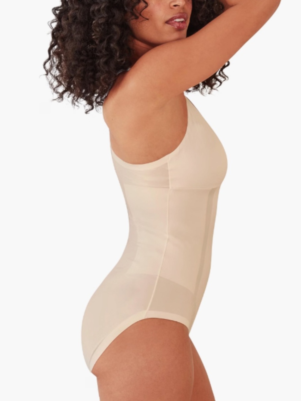 Bali Women's Shapewear Ultimate Smoothing Bodysuit, Removable Foam Cup XL 12458 - Picture 2 of 3